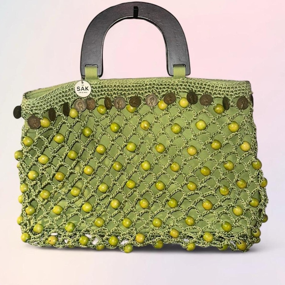 Vintage The Sak Original Hobo Bag Green